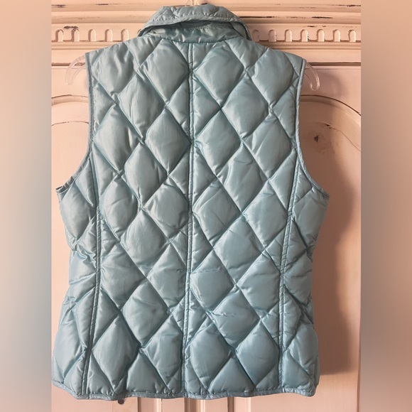Talbot’s Turquoise Quilted Down Vest - Picture 2 of 6